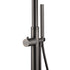316 SUS WELS Gun Metal Twin Shower Handset Combo Outdoor Bath Rainfall 10" Head