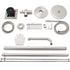 Watermark Brushed Nickel Dual Shower Handset Combo Outdoor Round 10" Head 316SUS