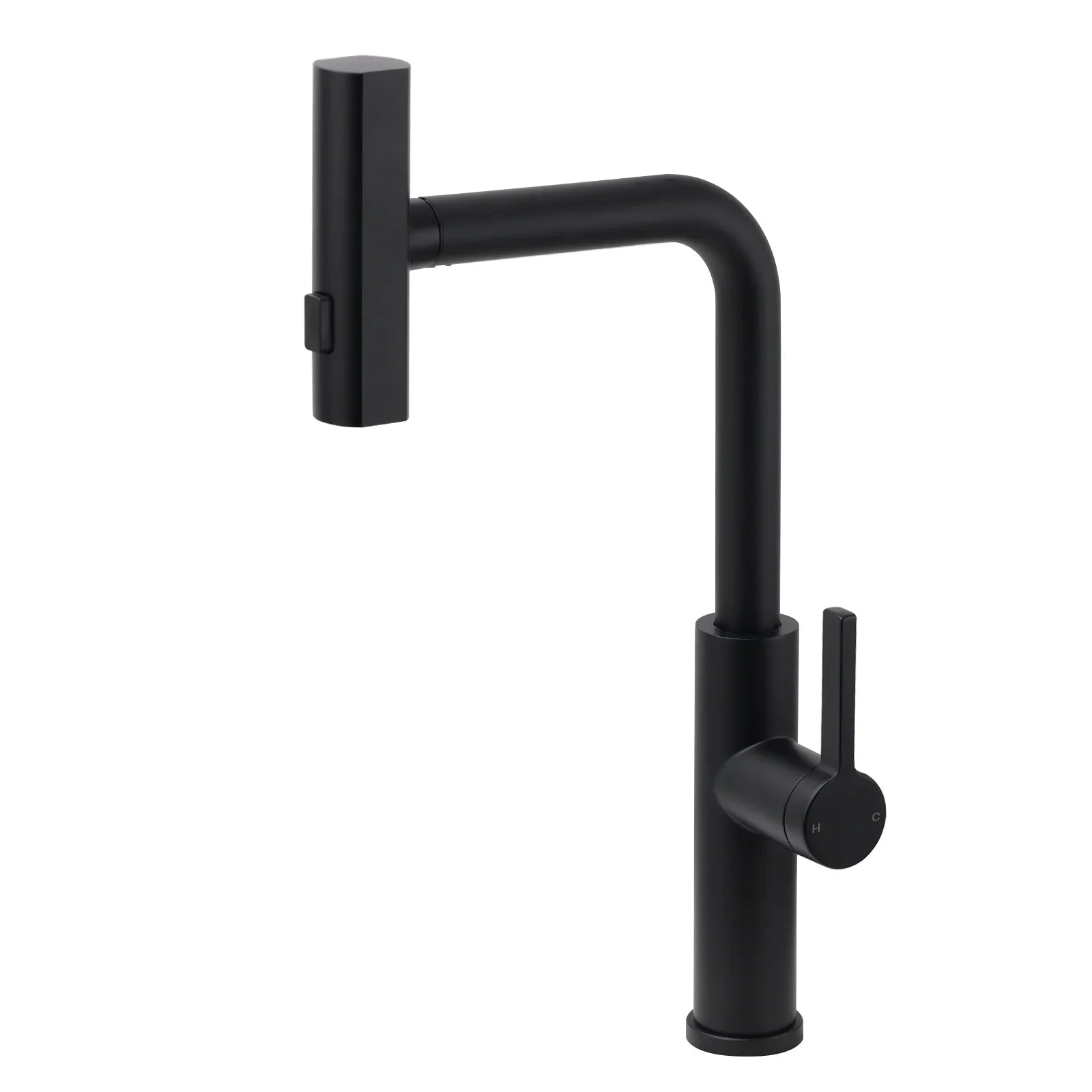 WELS Matte Black 3-Mode Spray Pull Out Kitchen Mixer Sink Laundry Faucet Tapware