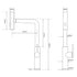 WELS Matte Black 3-Mode Spray Pull Out Kitchen Mixer Sink Laundry Faucet Tapware