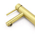 Brushed Gold Round Bathroom Basin Mixer Laundry Vanity Sink Faucet Lever Tapware