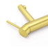 Brushed Gold Round Bathroom Basin Mixer Laundry Vanity Sink Faucet Lever Tapware