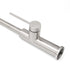 Brushed Nickel 435mm Tall Slim Round Kitchen Laundry Sink Mixer Faucet Tap Spout
