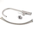 Brushed Nickel 435mm Tall Slim Round Kitchen Laundry Sink Mixer Faucet Tap Spout