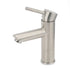 WELS Kitchen Laundry Round Basin Mixer Vanity Sink Faucet Tap Nickel Brushed Set