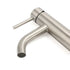 Brushed Nickel Round Curve Kitchen Laundry Basin Mixer Vanity Counter Top Faucet
