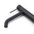Matt Black Tall Laundry Round Curve Spout Basin Mixer Vanity Sink Faucet Tapware