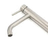 Brushed Nickel Tall Kitchen Laundry Basin Mixer Vanity Curve Sink Faucet Tap Set