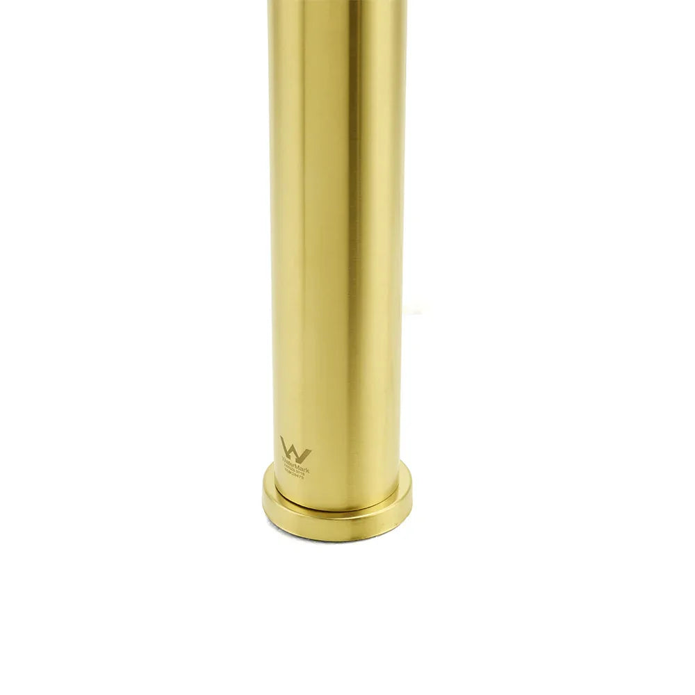 WELS Brushed Gold Tall Kitchen Laundry Basin Mixer Vanity Sink Faucet Tap Bath