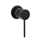 Watermark Matt Black Round Bath Shower Mixer Valve Hot Cold Water Tap Small Face