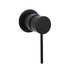 Watermark Matt Black Round Bath Shower Mixer Valve Hot Cold Water Tap Small Face