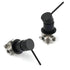 Watermark Matt Black Round Bath Shower Mixer Valve Hot Cold Water Tap Small Face