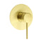 Watermark Brushed Gold Round Bathroom Shower Hot Cold Mixer Ceramic Cartridge OZ