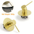 Watermark Brushed Gold Round Bathroom Shower Hot Cold Mixer Ceramic Cartridge OZ