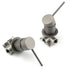 Gun Metal Round Small Face Wall Shower Mixer Hot Cold Bath Tap Valve Cartridge