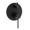 Stainless Steel Black Round Shower Mixer Diverter Lead Free Healthy For Bath Set