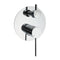 OZ Chrome Round Stainless Steel Shower Mixer 2 Way Switch Diverter For Bath Set