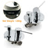 OZ Chrome Round Stainless Steel Shower Mixer 2 Way Switch Diverter For Bath Set