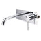 WELS Chrome Round Wall Mounted Basin Vanity Mixer Bath Tub Bubble Faucet Spout