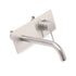 WELS Round Wall Mounted Basin Vanity Mixer Bath Tub Faucet Spout Brushed Nickel