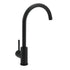 WELS Black Kitchen Sink Mixer Laundry Faucet Tapware 360° Swivel Gooseneck Spout