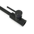 WELS Black Kitchen Sink Mixer Laundry Faucet Tapware 360° Swivel Gooseneck Spout