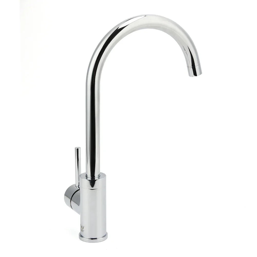 WELS Chrome Kitchen Laundry Swivel Sink Mixer Faucet Tap Spout Stainless Steel