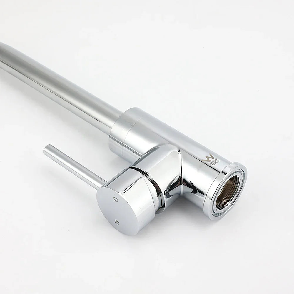 WELS Chrome Kitchen Laundry Swivel Sink Mixer Faucet Tap Spout Stainless Steel