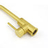Brushed Gold Stainless Steel Kitchen Mixer Tap with 360° Swivel Spout
