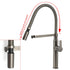 WELS Gun Metal Stainless Steel Pull Out Swivel Kitchen Mixer Sink Tap Spout Faucet