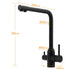 Matt Black 3 Ways Kitchen Mixer Tap Pury Water Sink Faucet 360 Swivel Spout Outlet