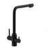 Matt Black 3 Ways Kitchen Mixer Tap Pury Water Sink Faucet 360 Swivel Spout Outlet