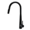 Round Matt Black Pull Out Kitchen Sink Tap Laundry Basin Mixer 2 Way Spout Set