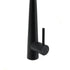 Round Matt Black Pull Out Kitchen Sink Tap Laundry Basin Mixer 2 Way Spout Set