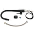 Round Matt Black Pull Out Kitchen Sink Tap Laundry Basin Mixer 2 Way Spout Set