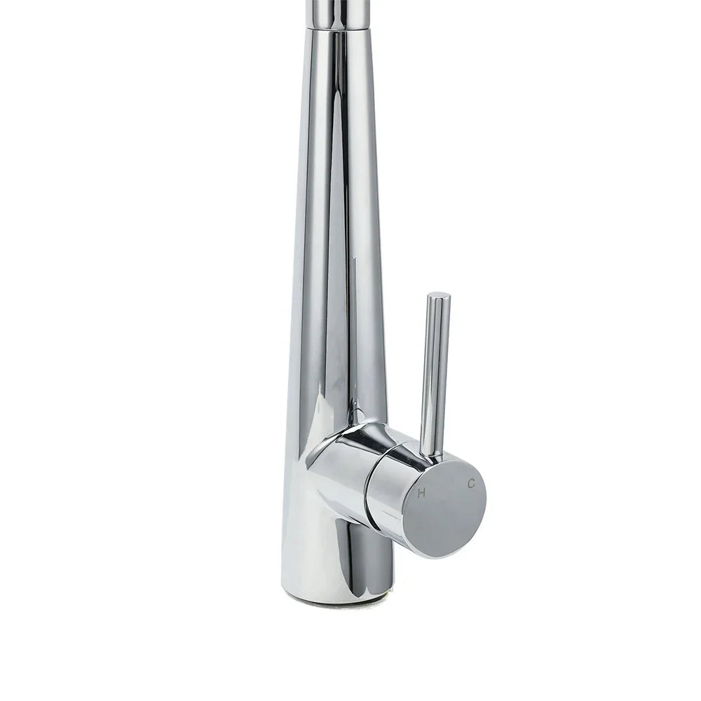 WELS Chrome 360 Swivel Pull Out Kitchen Tap Sink Mixer Faucet Spout 2 Way Outlet