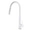 Matte White 2 Modes Spray Kitchen Mixer Pull Out Sink Tap Laundry Swivel Faucet