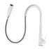 Matte White 2 Modes Spray Kitchen Mixer Pull Out Sink Tap Laundry Swivel Faucet