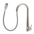 Brushed Nickel Silver Round Pull Out Kitchen Sink Tap Mixer Faucet Spout Outlet