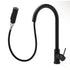 Matt Black Round Pull Out Down Kitchen Sink Tap Laundry Basin Mixer 2 Way Spout