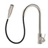 Brushed Nickel 2 Way Spray Kitchen Mixer Tap Pull Out Sink Laundry Swivel Faucet