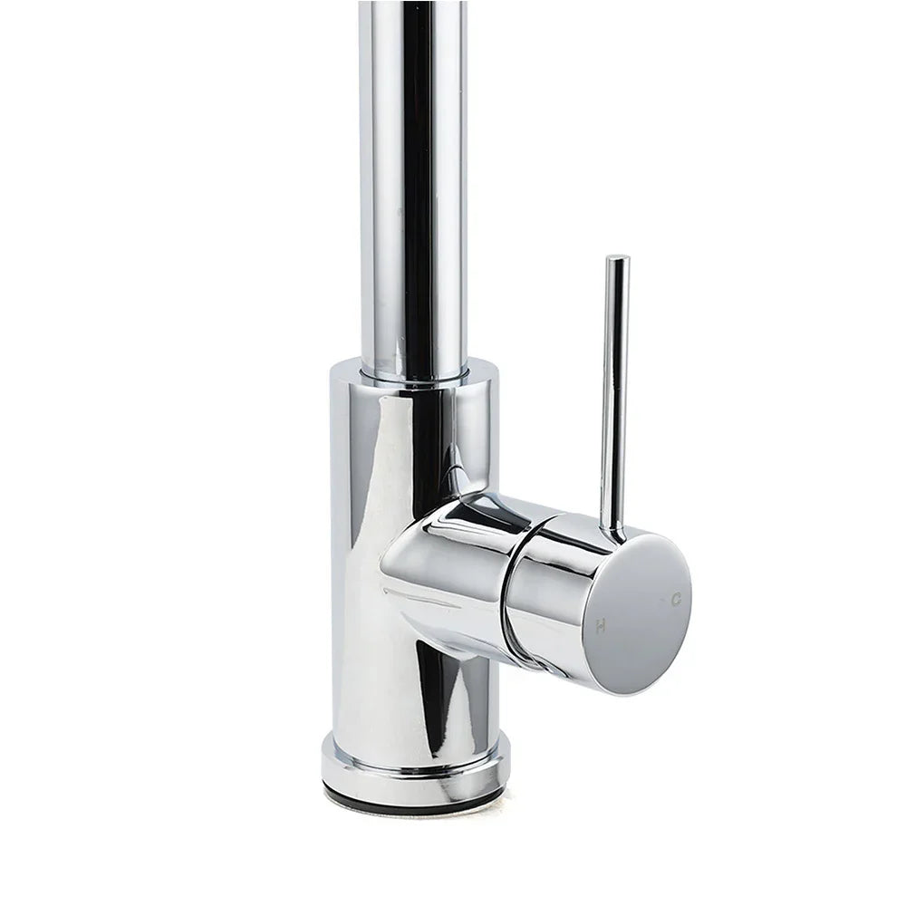 WELS Chrome 2 Modes Spray Pull Out Kitchen Swivel Faucet Sink Tap Laundry Mixer