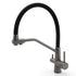 NEW Gun Metal Grey 3-Way Drink Pure Water Kitchen Mixer Pull Out Spout Sink Tap