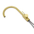 Brushed Gold Bath Tub Mixer Tap Free Standing Faucet Filler Spout Hot Cold Water
