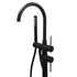 WELS Matt Black Bathtub Filler Free Standing Mixer Faucet Tap Spout HandHeld Set