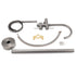 Gun Metal Bathtub Mixer Tap Free Standing Faucet Spout With Handheld Shower Set