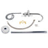 Polished Chrome Bathtub Filler Free Standing Mixer Faucet Tap Spout Handset WELS