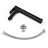 WELS 7.5L/m Rounded Body Basin Mixer Kitchen Vanity Faucet Tap Spout Matte Black