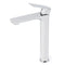 WELS Bathroom Chrome Round Tall Basin Mixer Vanity Faucet Laundry Counter Tap