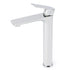WELS Bathroom Chrome Round Tall Basin Mixer Vanity Faucet Laundry Counter Tap